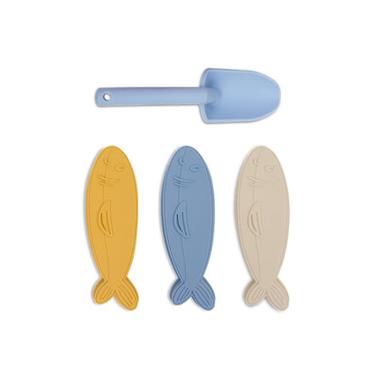Swim Essentials, Sandsæt 5 delar silikon - Sunny Seagull