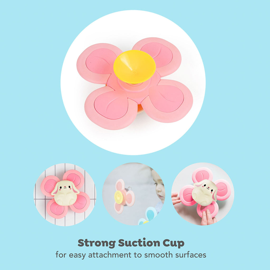 Tiger Tribe babyleksak, Sensory Spinner - Bunny