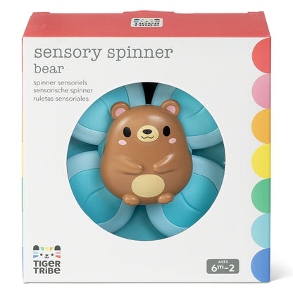 Tiger Tribe babyleksaker, Sensory spinner - Bear