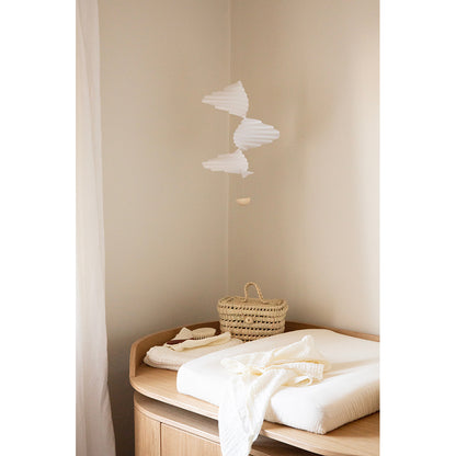 Lubilu mini picknickkorg av palmblad, 15 x 25 x 13 cm