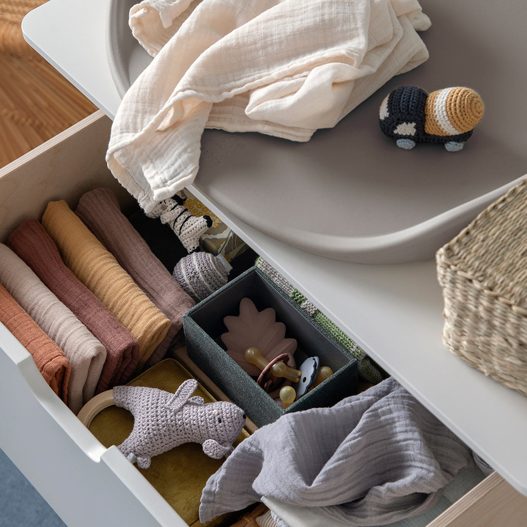 Sebra skötbädd, Dew grey