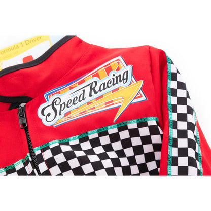 Pretend to bee utklädnadskläder, racerförare - Strl. 2-7 år