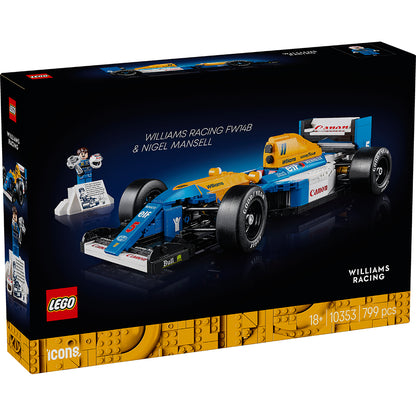 LEGO® Icons, Williams Racing FW14B och Nigel Mansell
