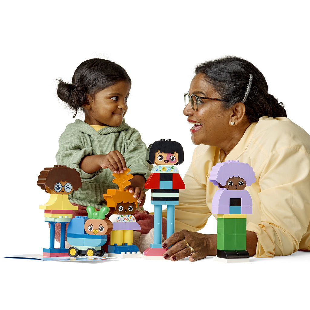 LEGO ® Duplo City, Bygg dina egna figurer med stora känslor
