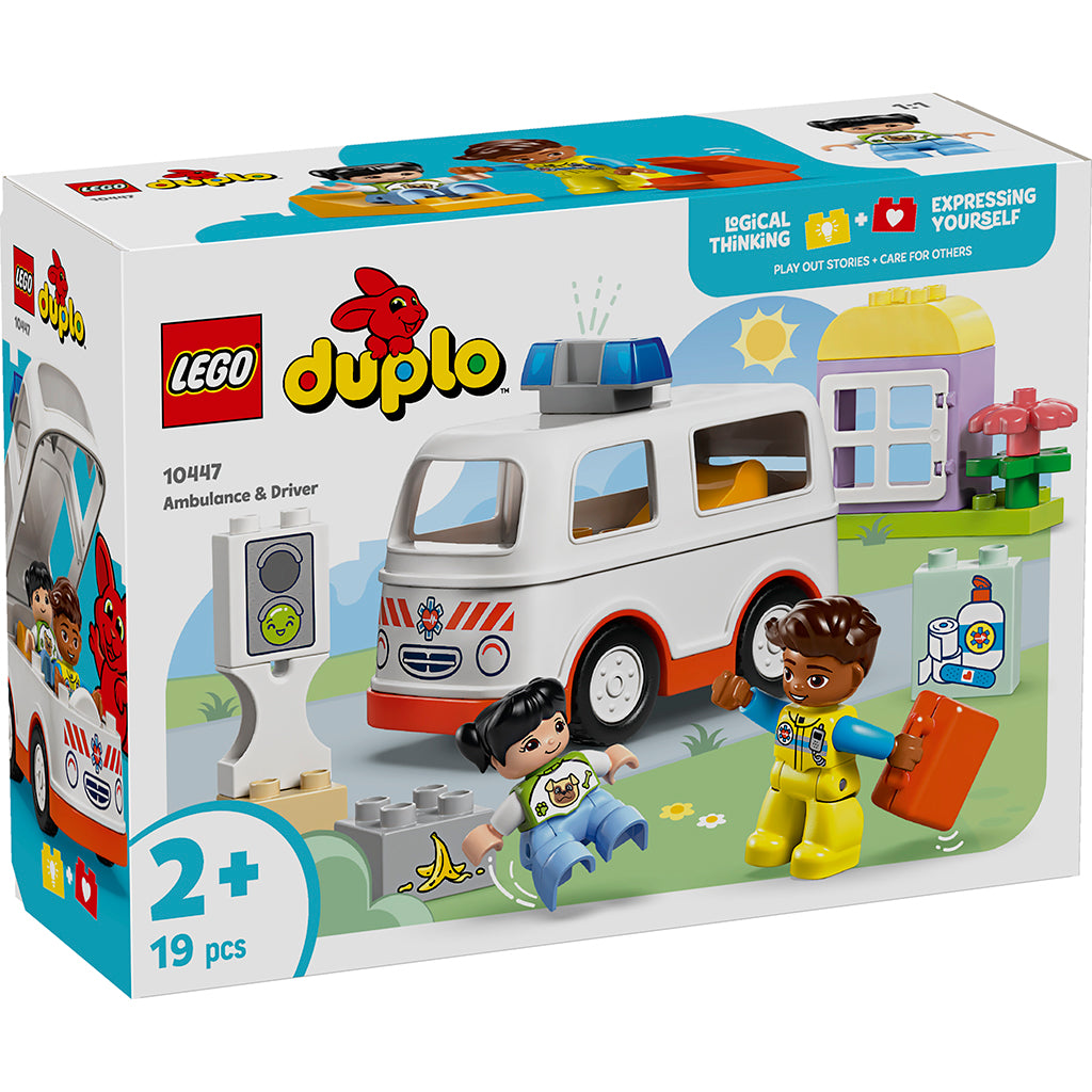 LEGO® DUPLO® Stad, Ambulans och förare