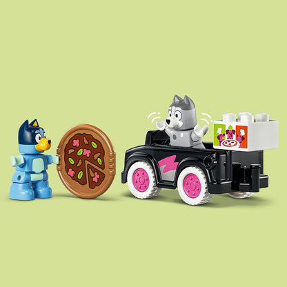 LEGO® DUPLO® Bluey Pizzaflickor med Muffin och Bluey