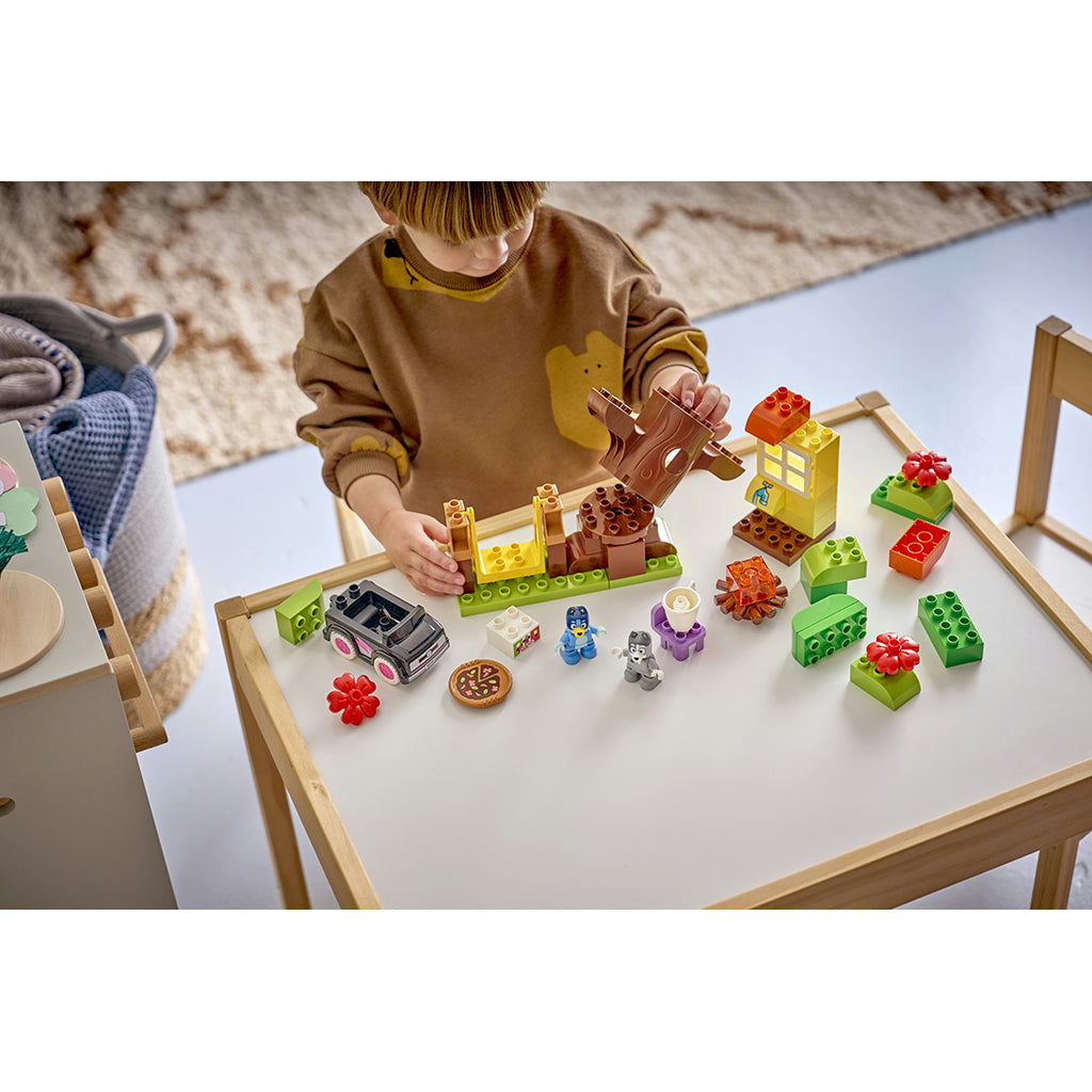 LEGO® DUPLO® Bluey Pizzaflickor med Muffin och Bluey