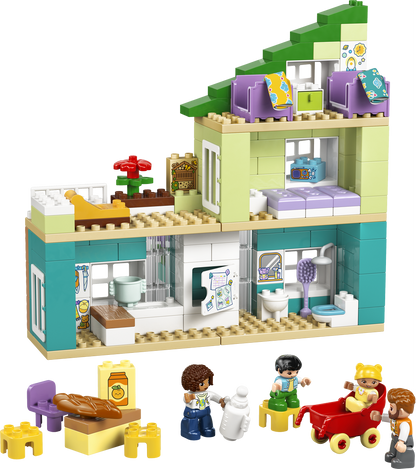 LEGO® DUPLO® Modern familjehus med figurer