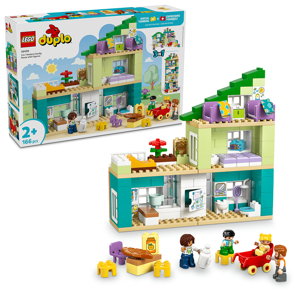 LEGO® DUPLO® Modern familjehus med figurer