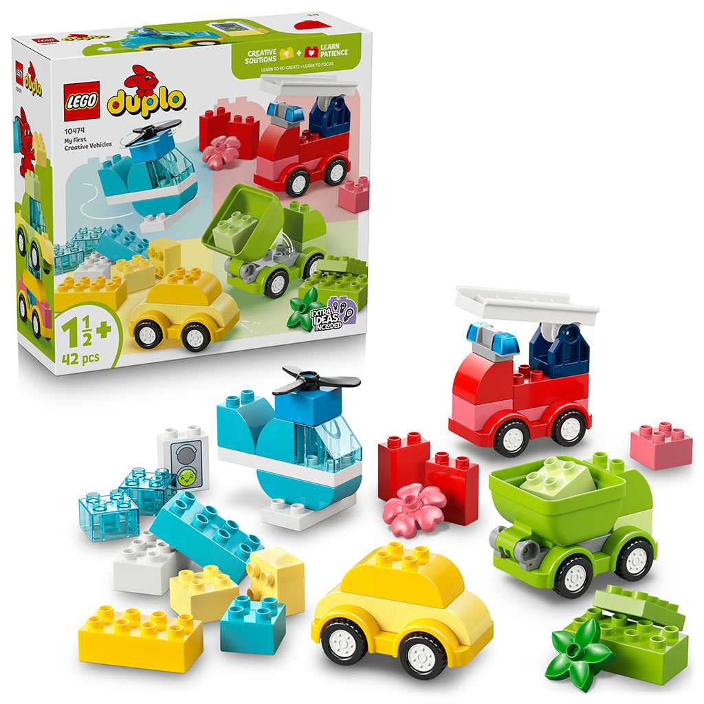 LEGO® DUPLO® Min första, Kreativa fordon - Från 18 mån.