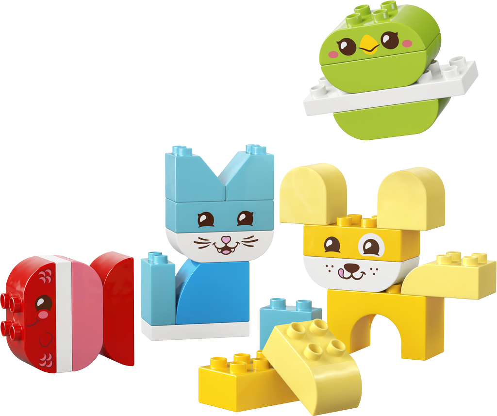 LEGO® DUPLO®, Mina första 3-i-1 Kreativa söta husdjur