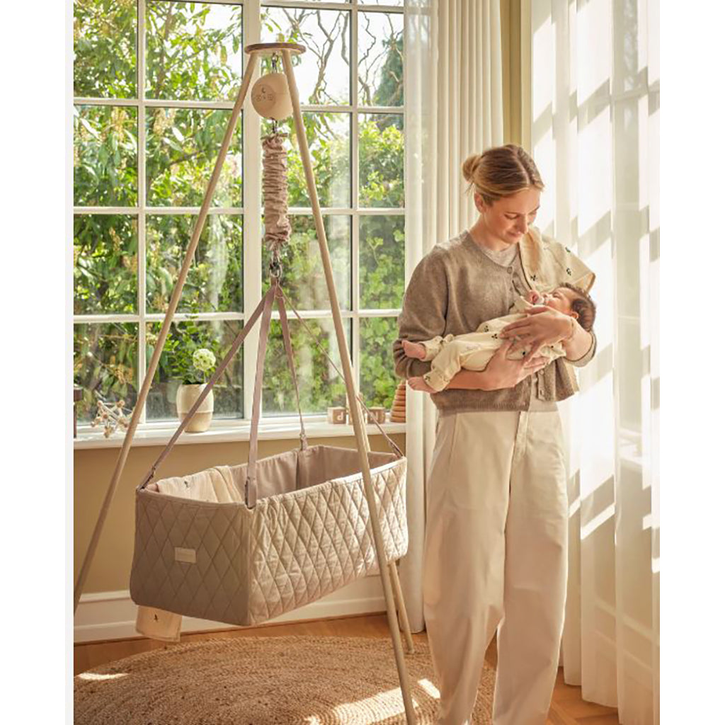 Moonboon Tripod, stativ för vagga eller hängvagga - Creme white