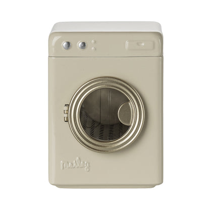 Maileg dukketilbehør til mus, Vaskemaskine - Råhvid