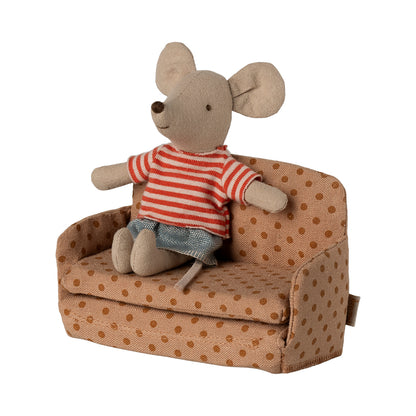 Maileg tillbehör för möss, Soffasäng - Prickar