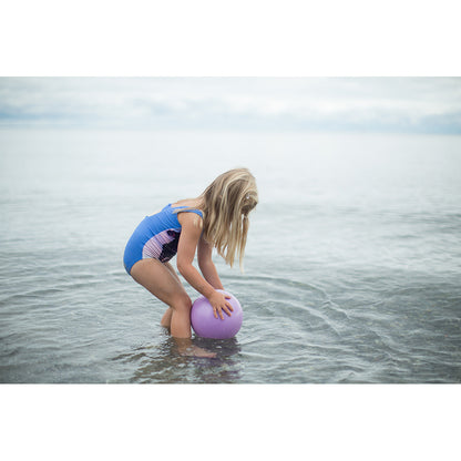 Scrunch-ball, uppblåsbar mjuk boll - Ice cream purple