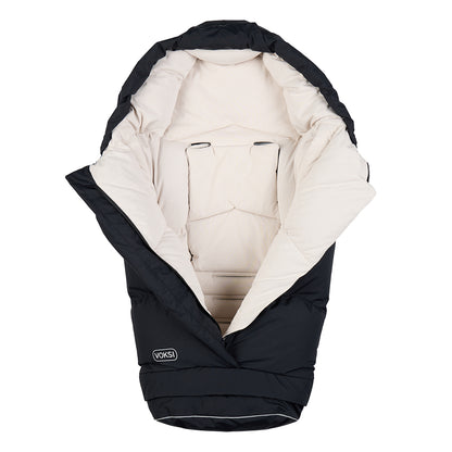 Voksipose, City North åkpåse, OEKO-TEX - Black cream