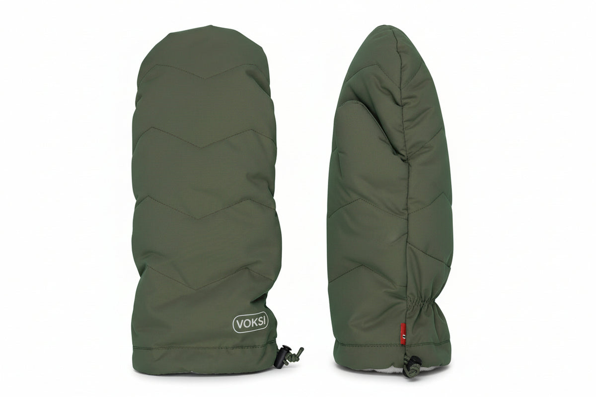 Voksi® Barnevognshandsker, Thyme Green LightGrey