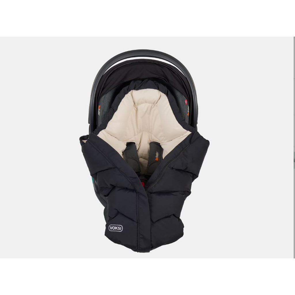 Voksi Move, Bilbarnstolspåse - Black-Solid