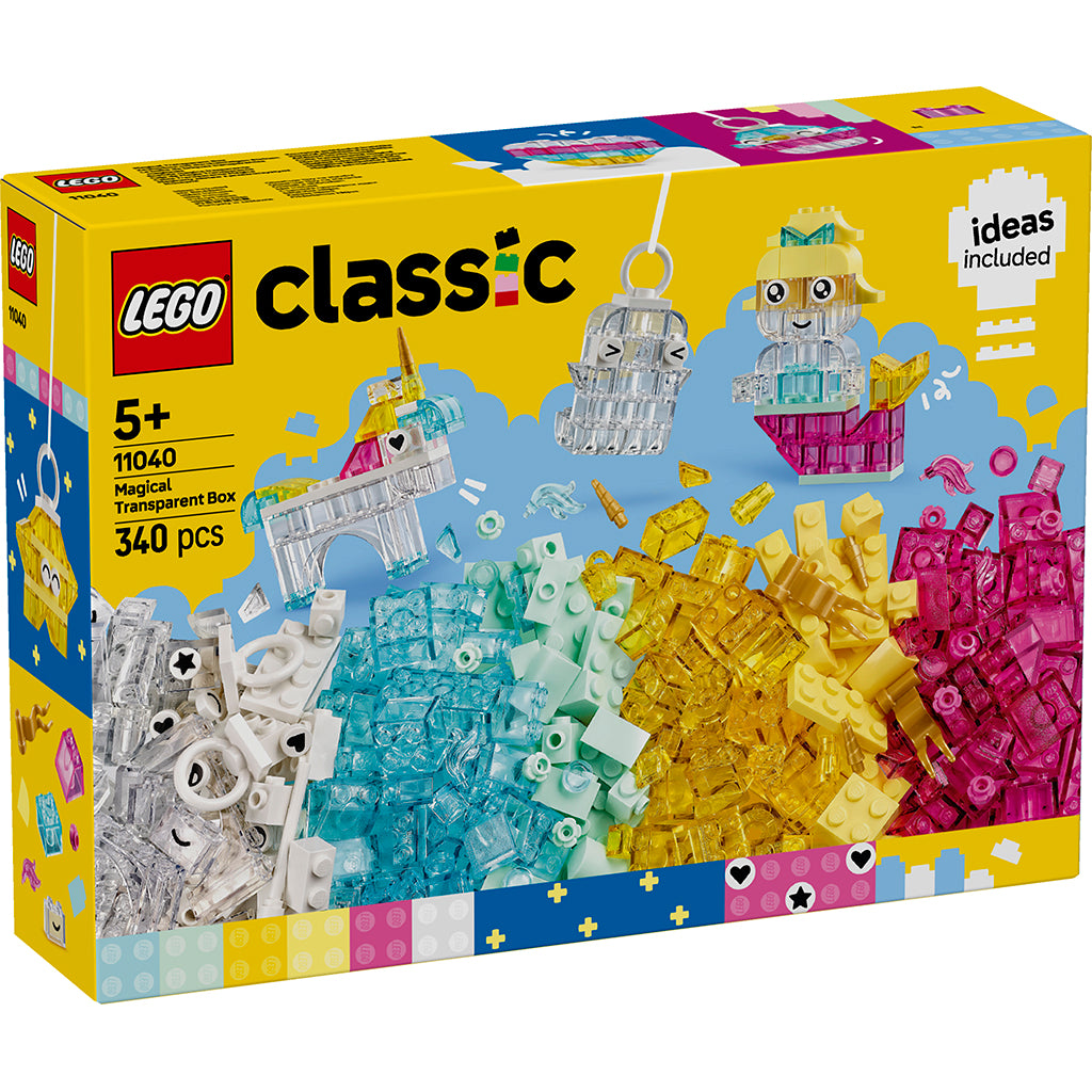 LEGO® Classic, Magiska genomskinliga klossar