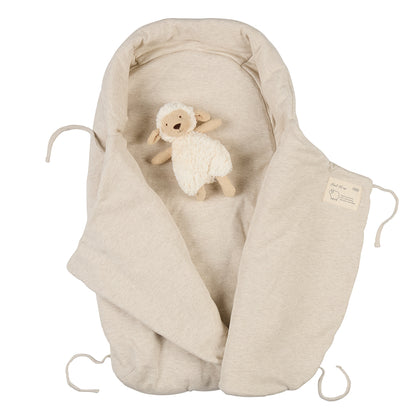 Voksi® Wool Wrap, babysvep i ull - Sand