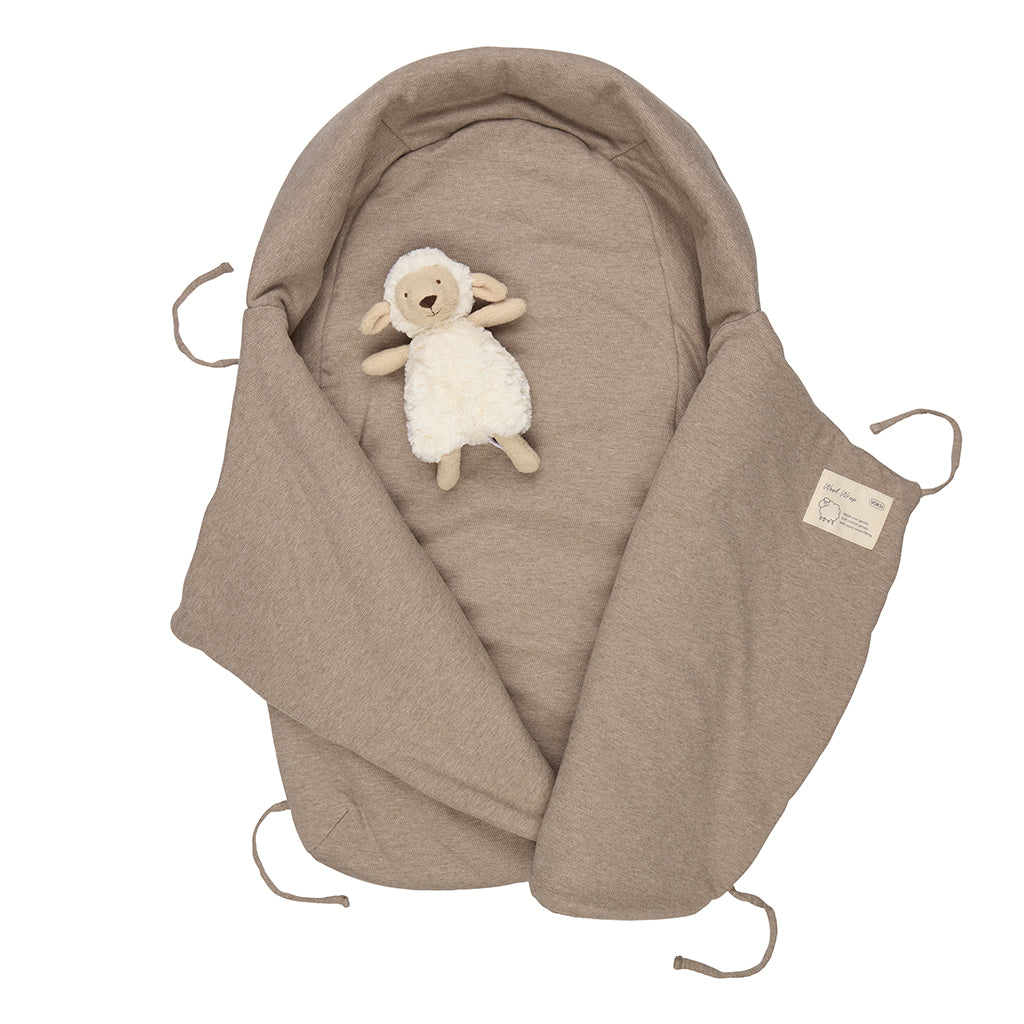 Voksi® Wool Wrap, baby uldsvøb - Walnut