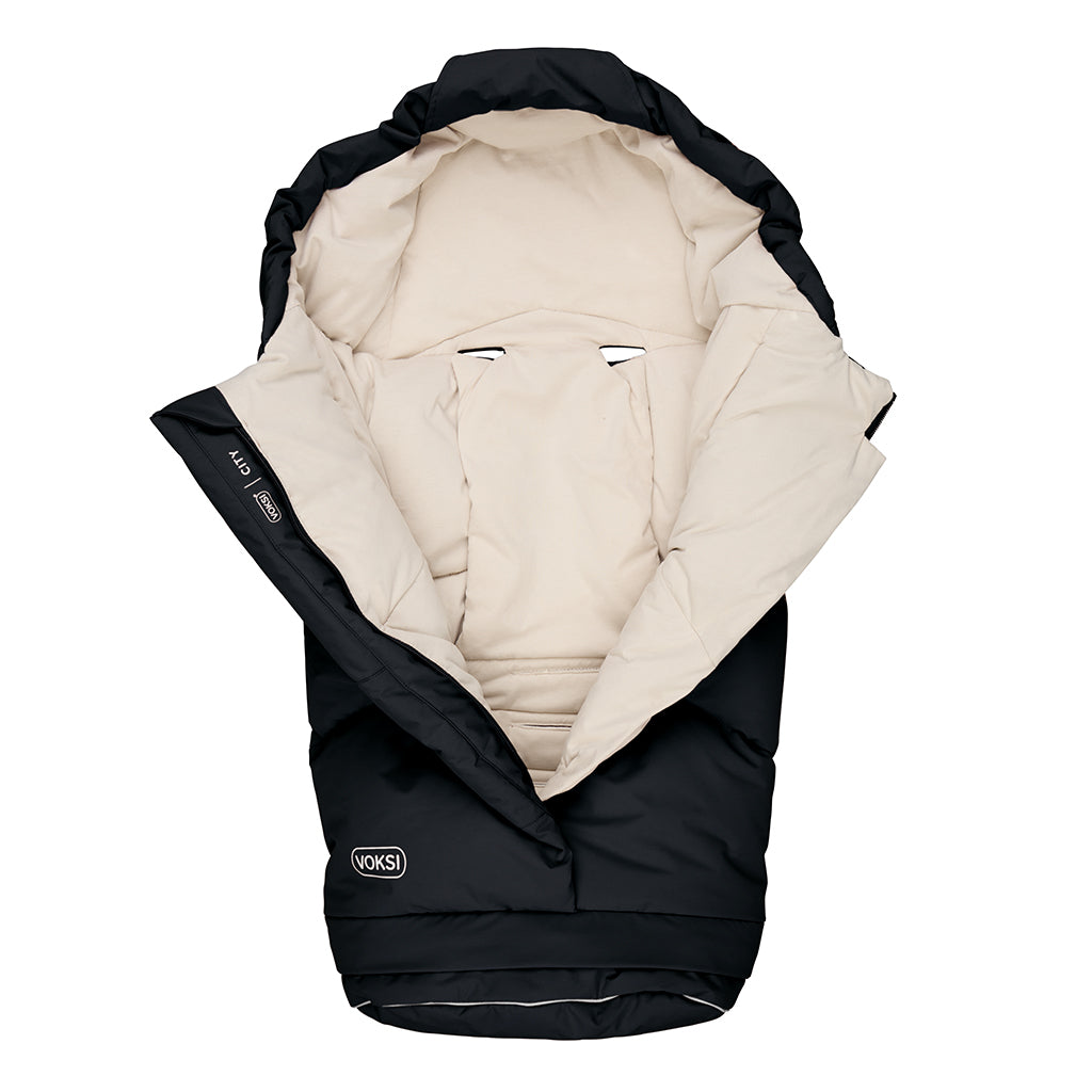 Voksi® City åkpåse, Black Cream