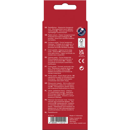 Faber-Castell, 10 st färgpennor - Pastell