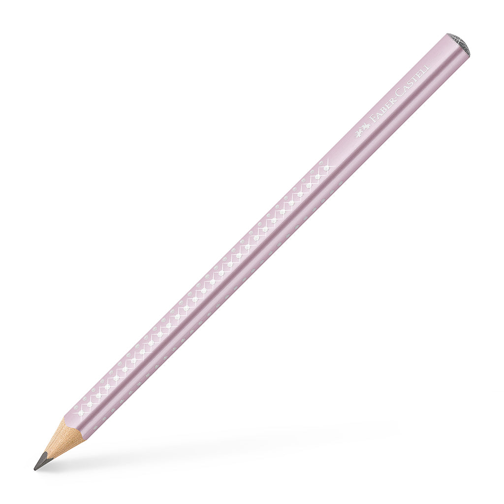 Faber-Castell, Jumbo sparkle penna - Rose metallic