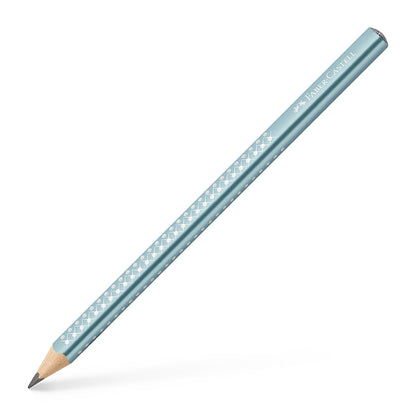 Faber-Castell, Jumbo sparkle blyertspenna - Ocean metallic