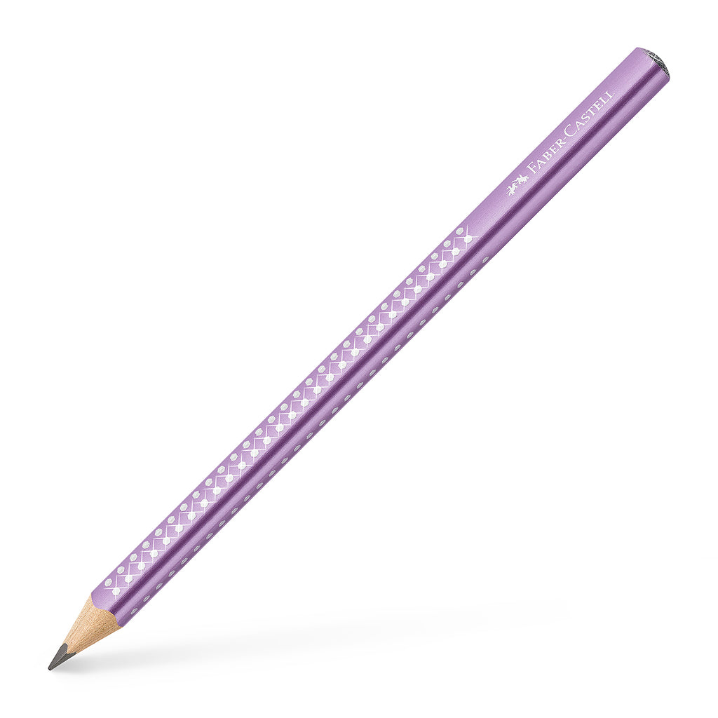 Faber-Castell, Jumbo sparkle blyertspenna - violet metallic