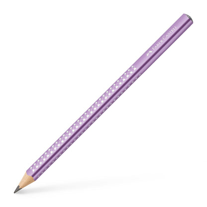 Faber-Castell, Jumbo sparkle blyertspenna - violet metallic
