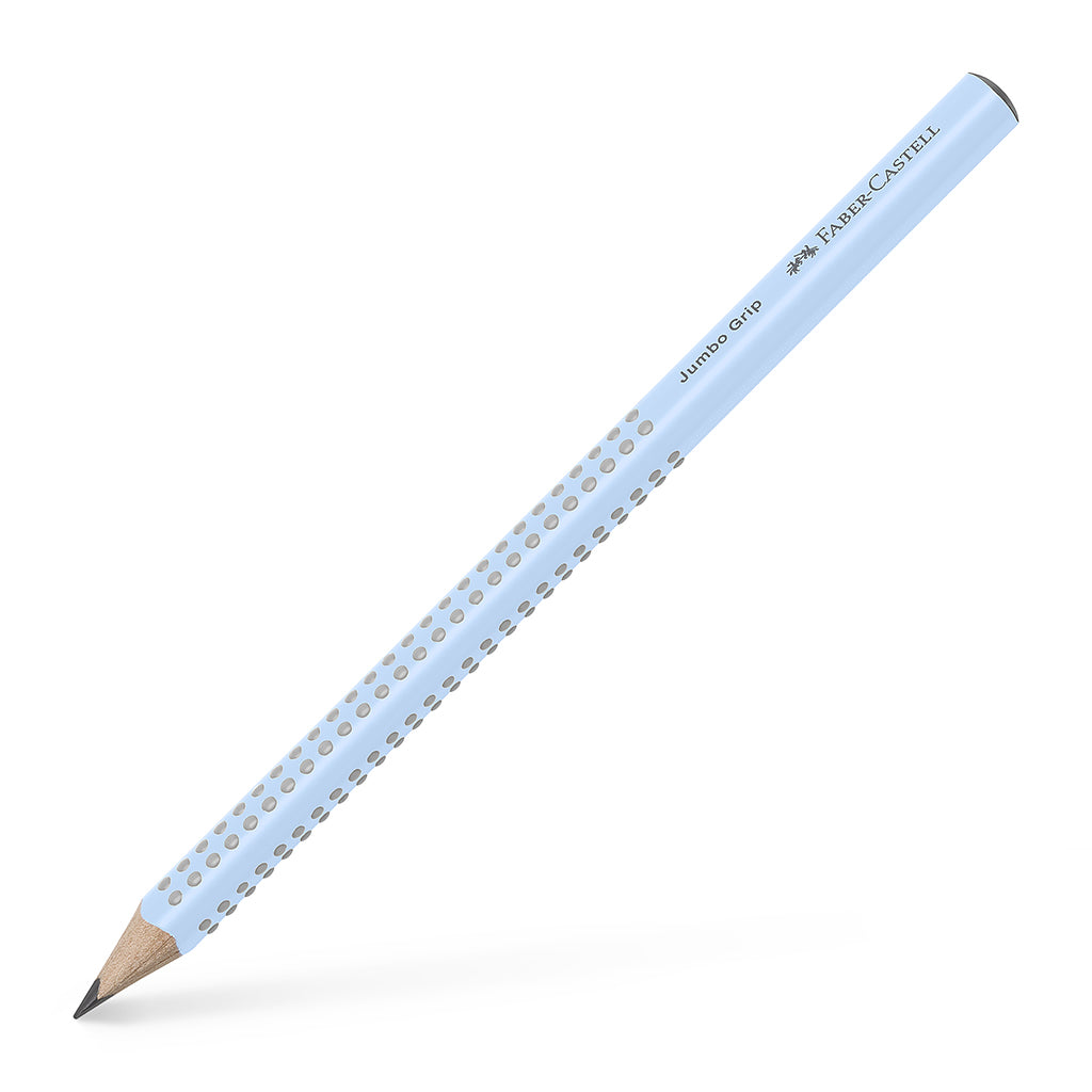 Faber-Castell, Jumbo Grip blyertspenna B, Sky blue