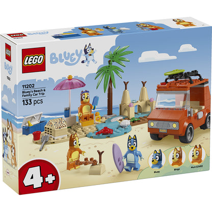 LEGO® 4+ Berry, Blueys familie-biltur til stranden