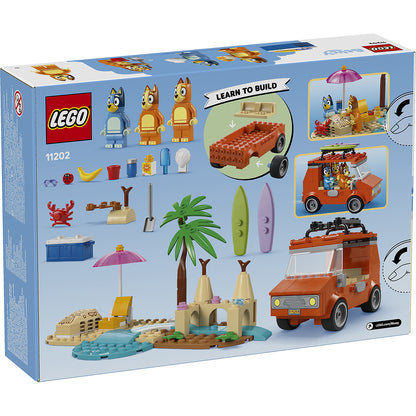 LEGO® 4+ Berry, Blueys familjebiltur till stranden
