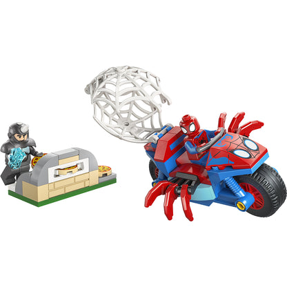 LEGO® Marvel, Spidey på sin motorcykel mot Rhino