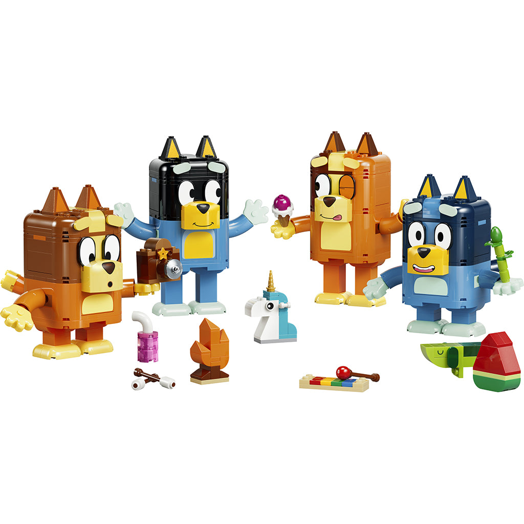 LEGO® Bluey Klodsbygget Bluey-familie