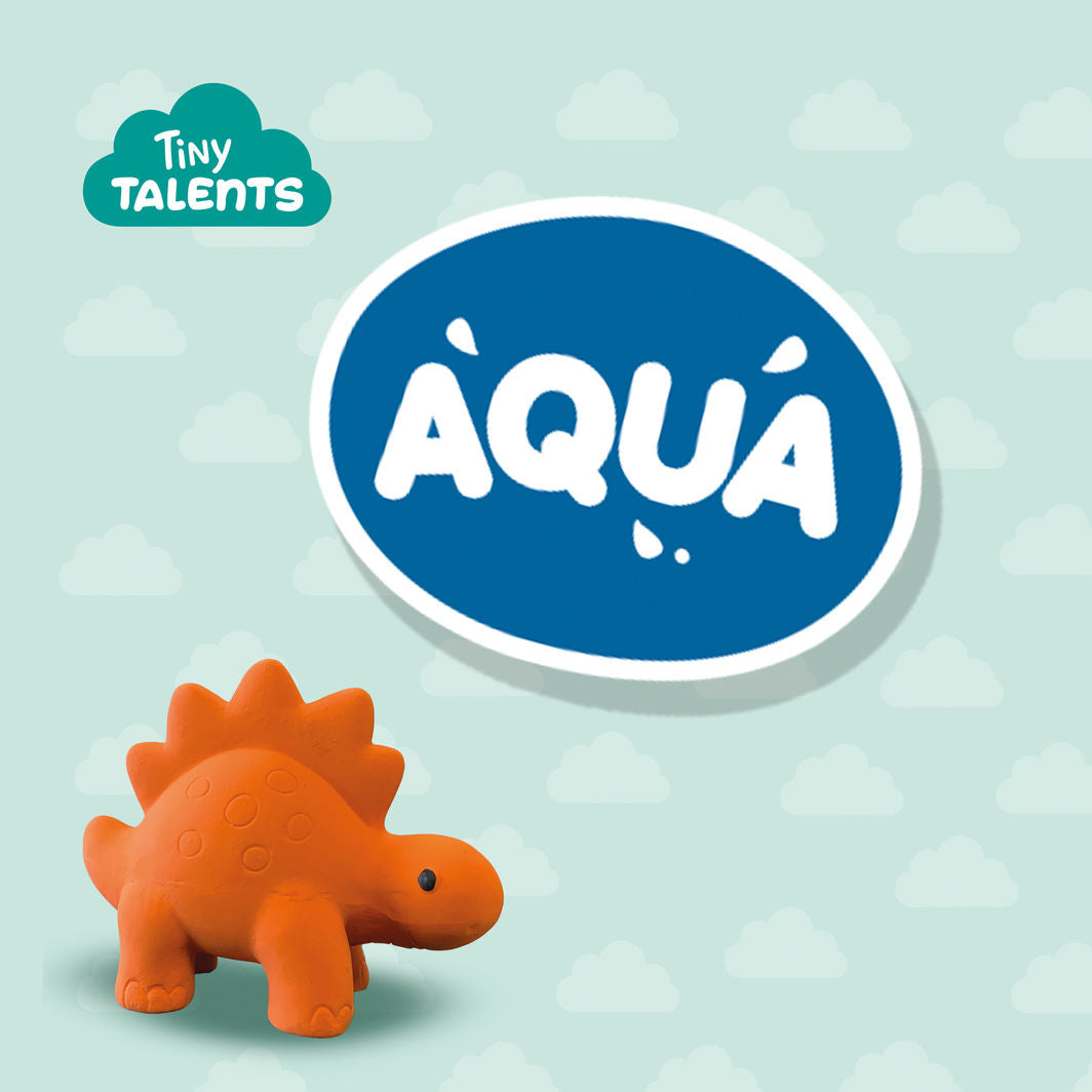 SES Creative Badleksak, Stegosaurus - naturgummi