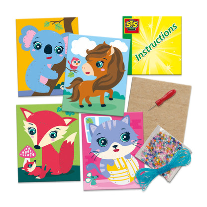 SES Creative Broderikort, Brodera med glaspärlor