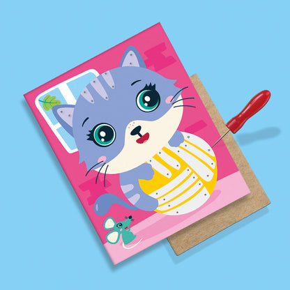 SES Creative Broderikort, Brodera med glaspärlor