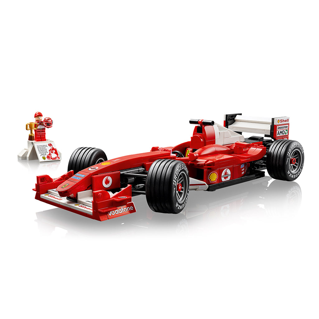 LEGO® Icons Ferrari F2004 och Michael Schumacher