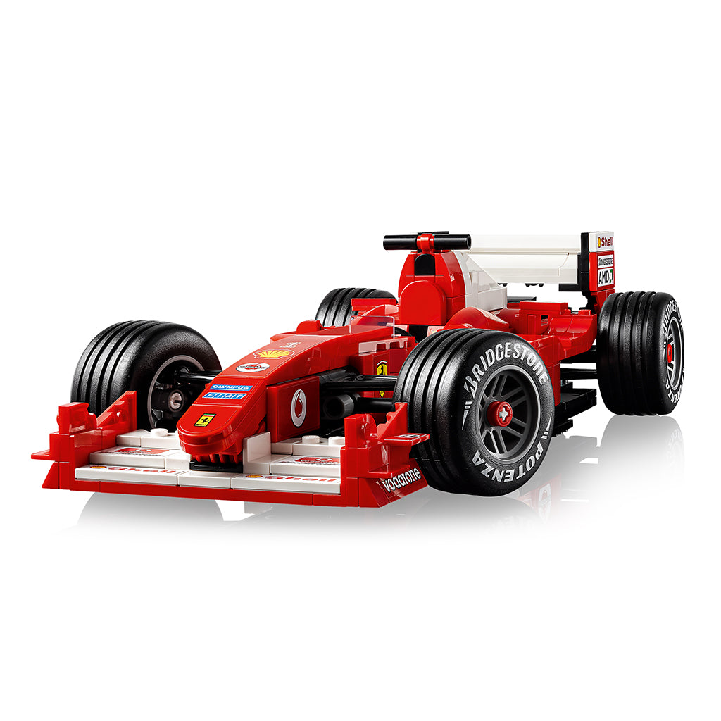 LEGO® Icons Ferrari F2004 og Michael Schumacher