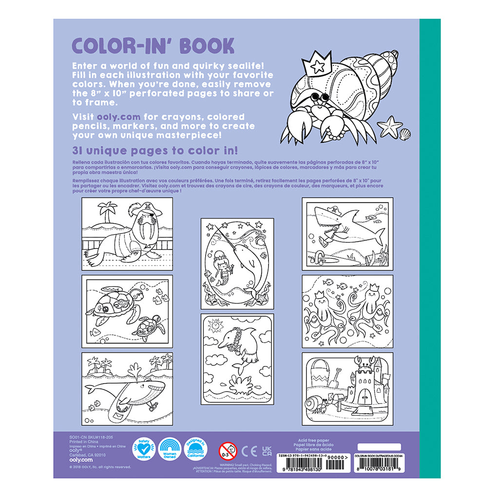 Ooly Målarbok, Outrageous Ocean