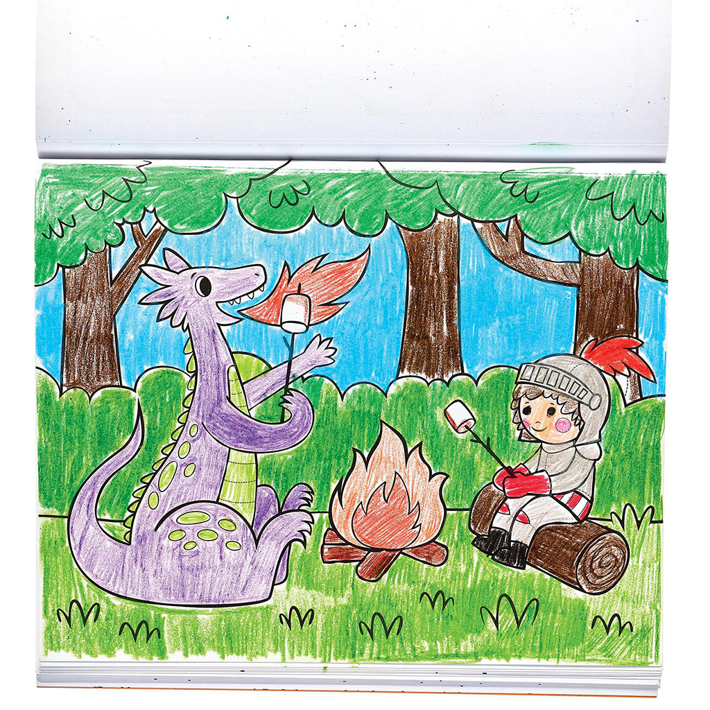 Ooly Målarbok, Riddare &amp; Drakar