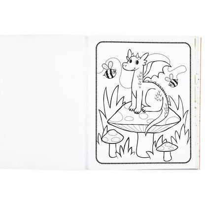 Ooly Målarbok, Riddare &amp; Drakar