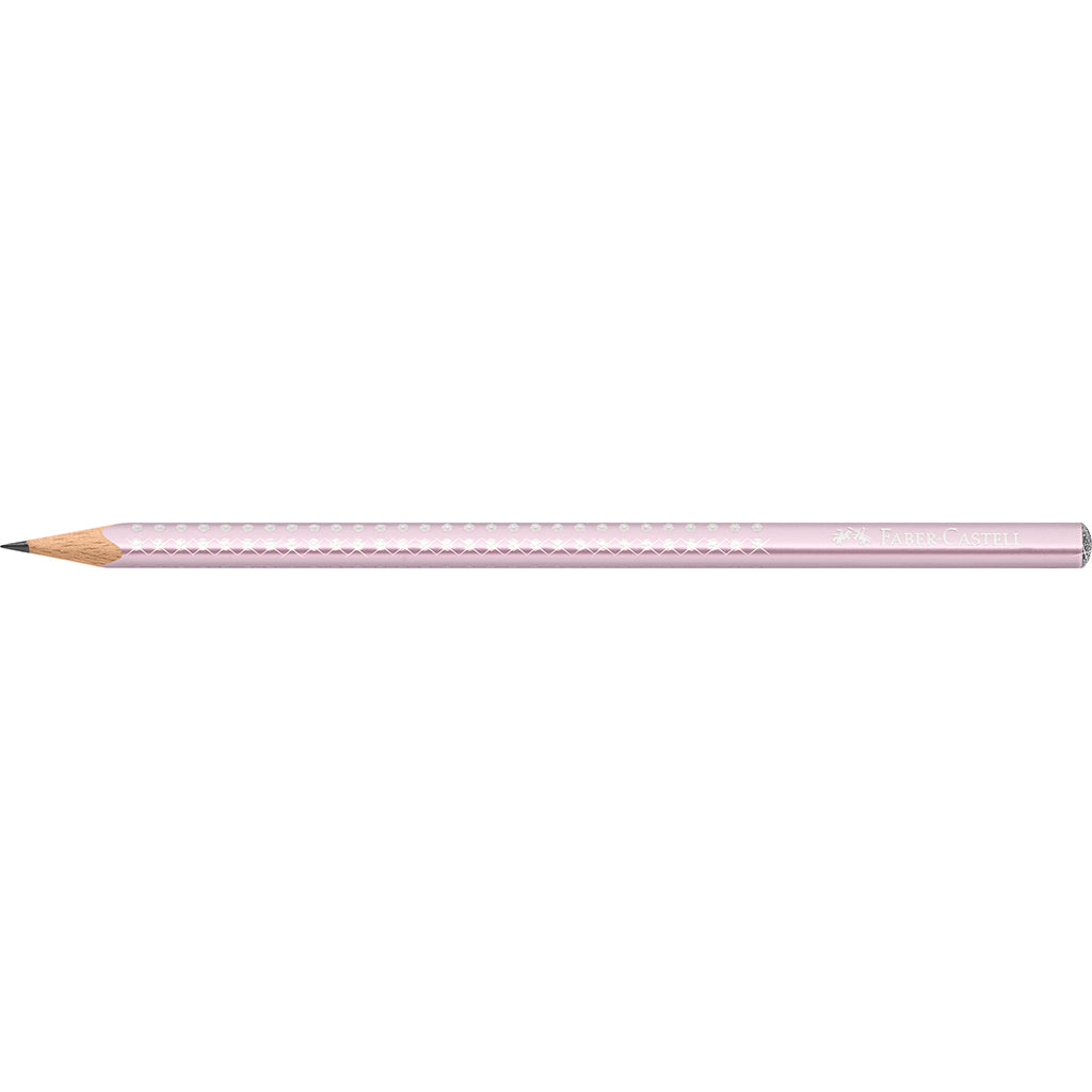 Faber-Castell Sparkle blyertspenna med glitter, Rose metallic