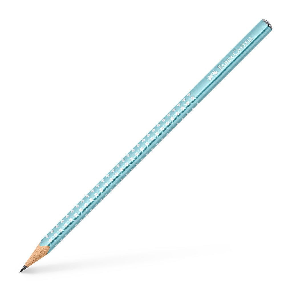 Faber-Castell Sparkle penna med glitter, Ocean metallic
