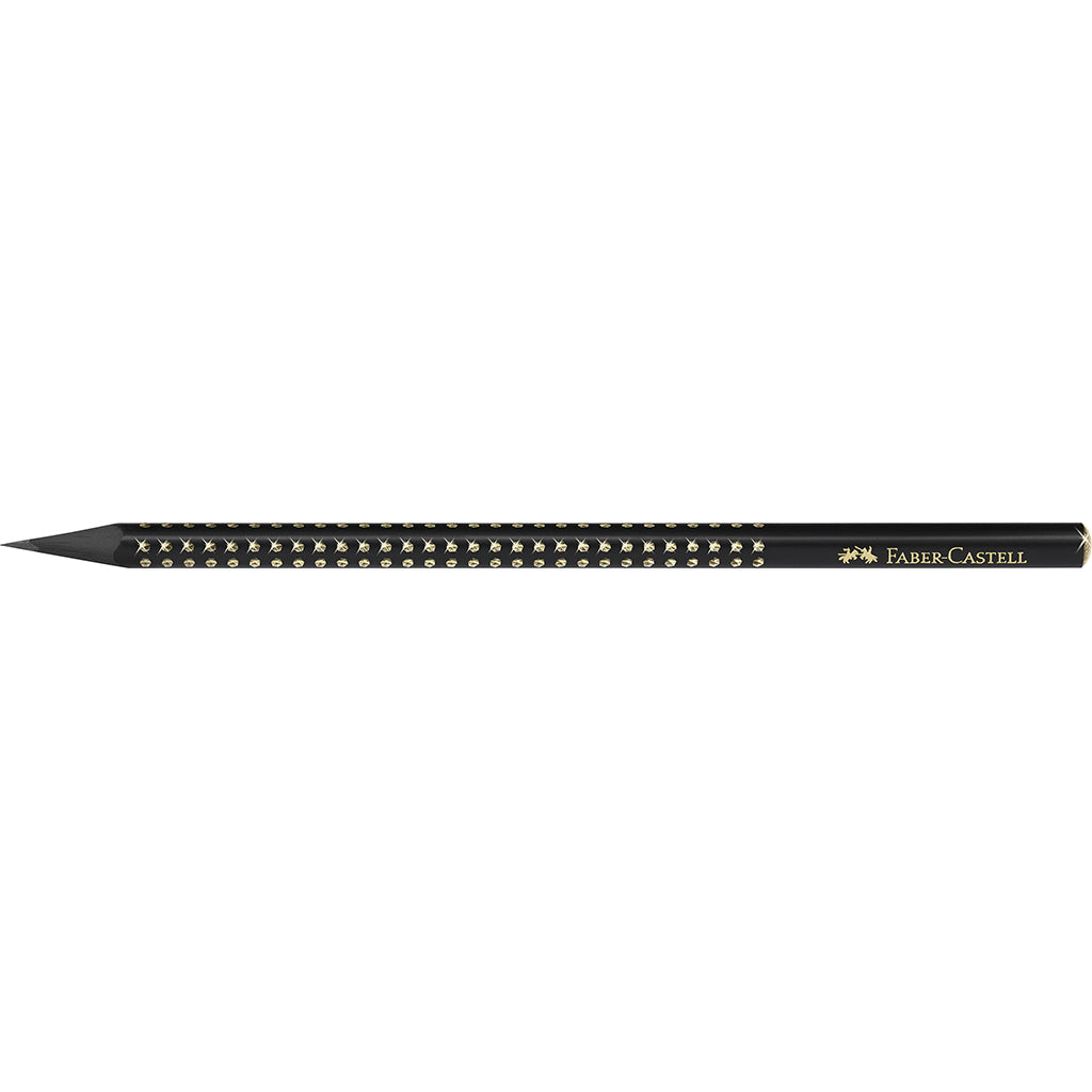 Faber-Castell, Sparkle blyertspenna B – Midnight Gold