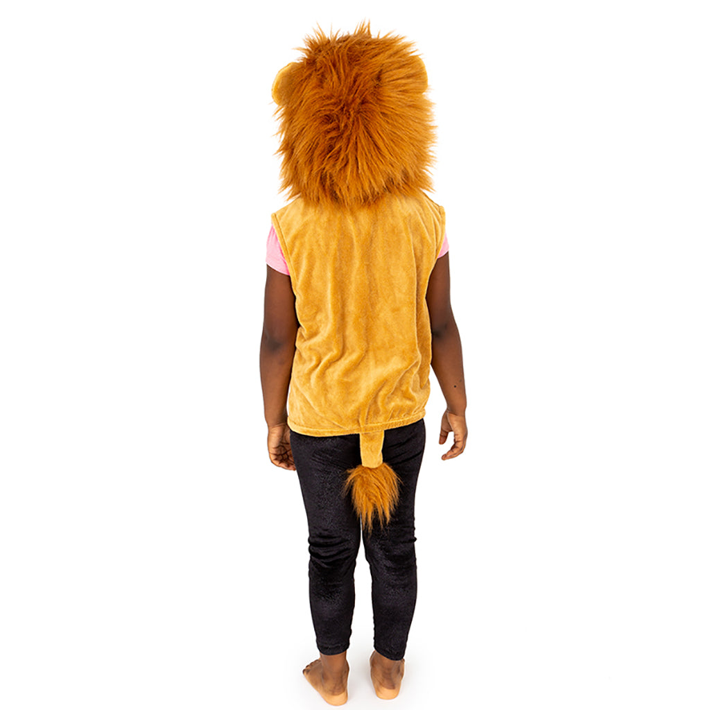 Pretend to bee utklädningskläder, Djurkostym, lejonväst - 3-7 år