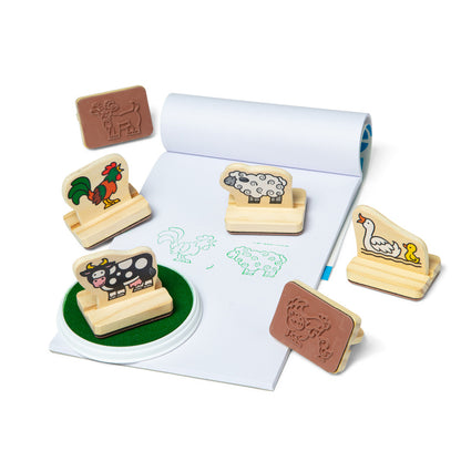 Melissa &amp; Doug Mitt första stämpelset, Bondgårdsdjur