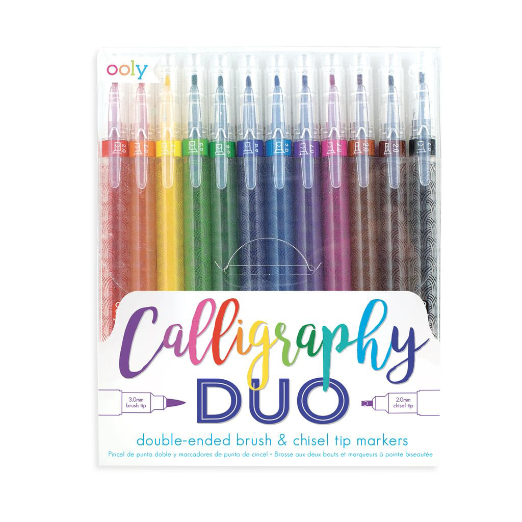 Ooly Duo Calligraphy, 12 Dubbla Kalligrafimarkers